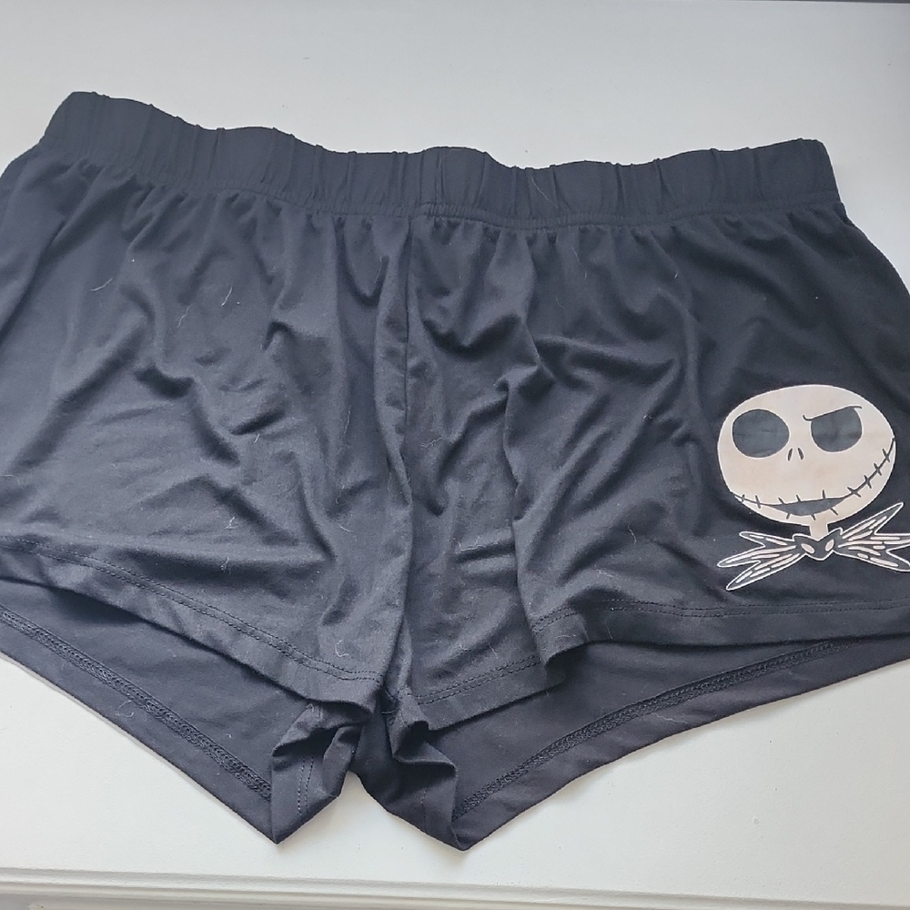 Black Nightmare Before Christmas Shorts